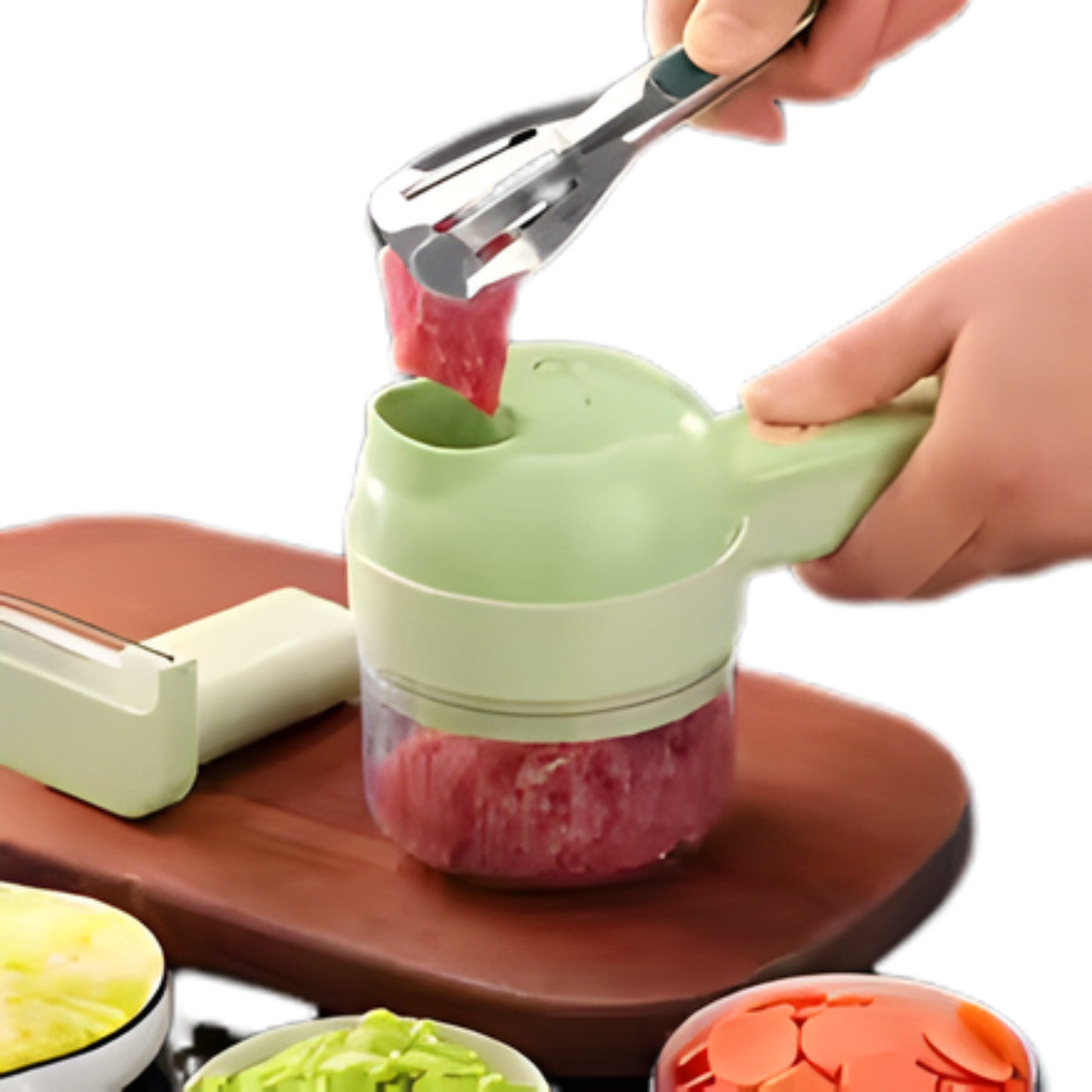 Picadora de Verduras Mini Eléctrica | Cociná en segundos, sin cuchillo